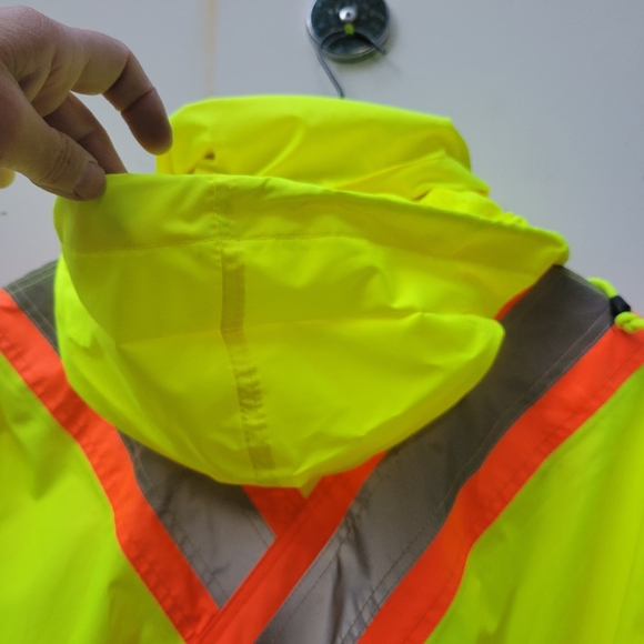 Work King Safety Rain Jacket Size Large - Picture 12 of 15